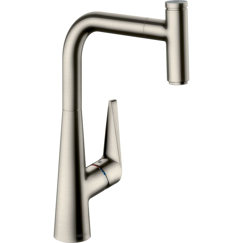 Hansgrohe - Spültischmischer Talis Select S 300 edelstahl-optik mit Ausziehauslauf