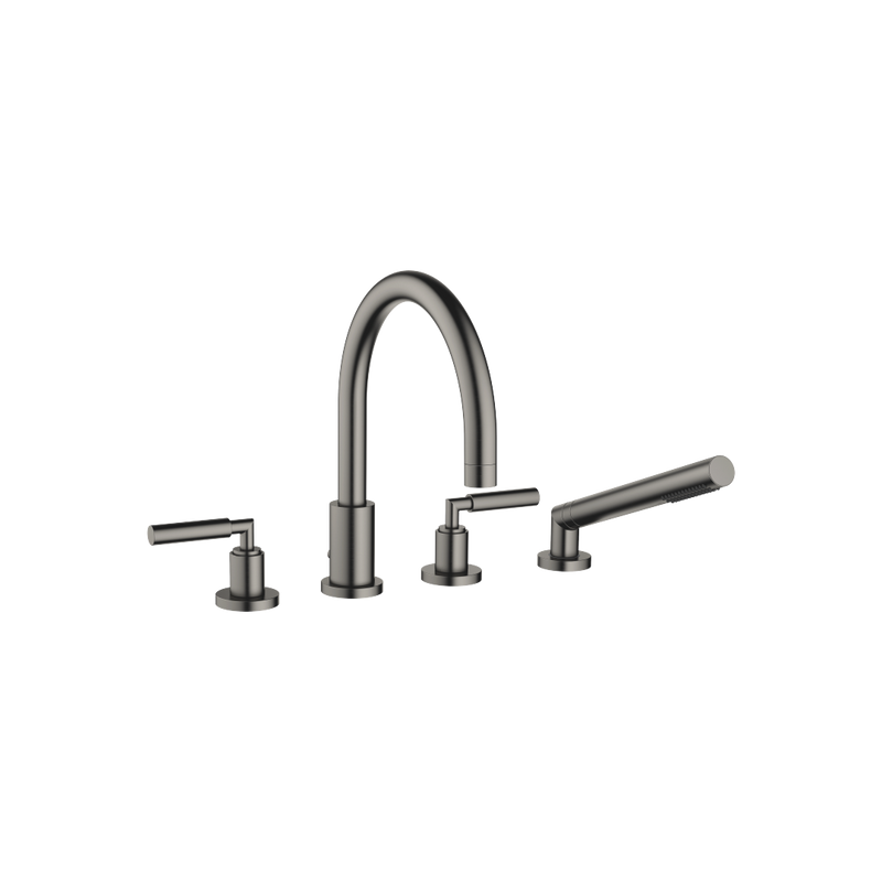 Dornbracht - Wannen-Vierlochbatt. TARA 27512882 Dark Platinum gebürstet