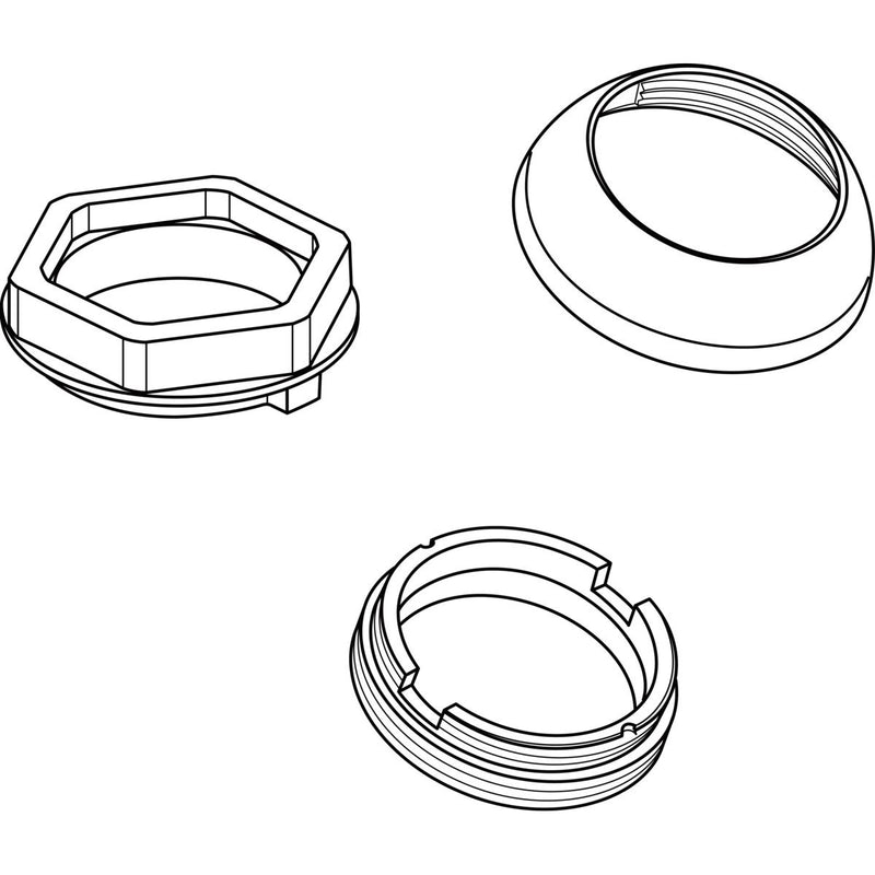 Ideal Standard - Abdeckkappe m. Gewindering+Schlüssel, Chrom