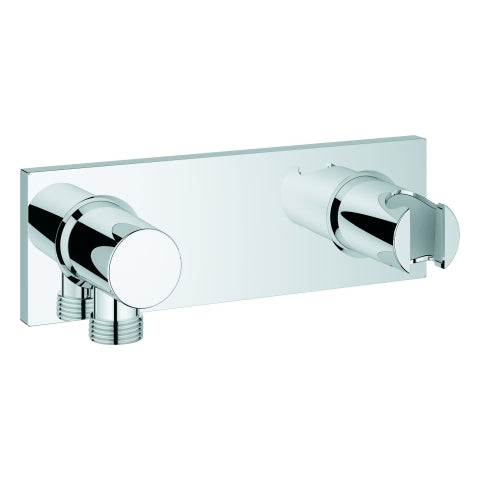Grohe - Wandanschlussbogen Grohtherm F 26878 intgr. Brausehalter ohne UPK chrom