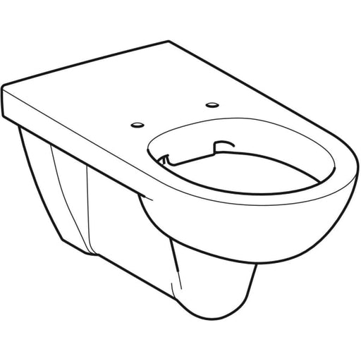 Geberit Vertriebs - T-WC RENOVA Nr. 1 COMFORT spülrandl. 700mm, 4,5/6 l, wandh. KeraTect weiß