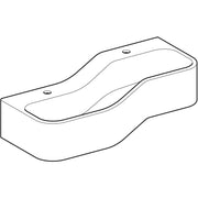 Geberit Vertriebs - Bambini Spiel-/Waschlandschaft B:90cm 2 Waschpl., tieferes B li, 2 Hl., weiß
