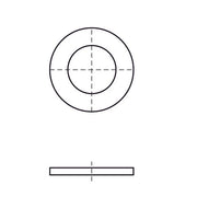 Walraven - U-Scheiben 653, 6533312 p.Stück 13,0x25mm, M 12 Karosserie-Ausführung