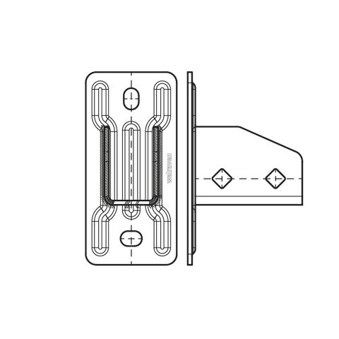 Walraven - Schienenfuß STRUT G2 ev 41/62/82