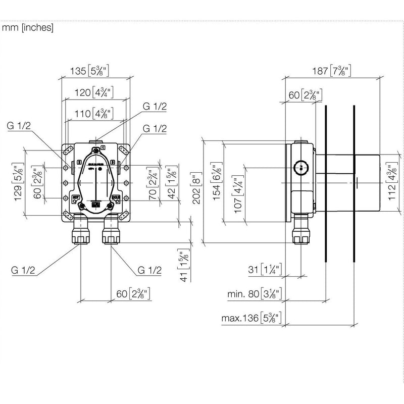 Dornbracht - UP-Thermostat UP-Produkte 35427970