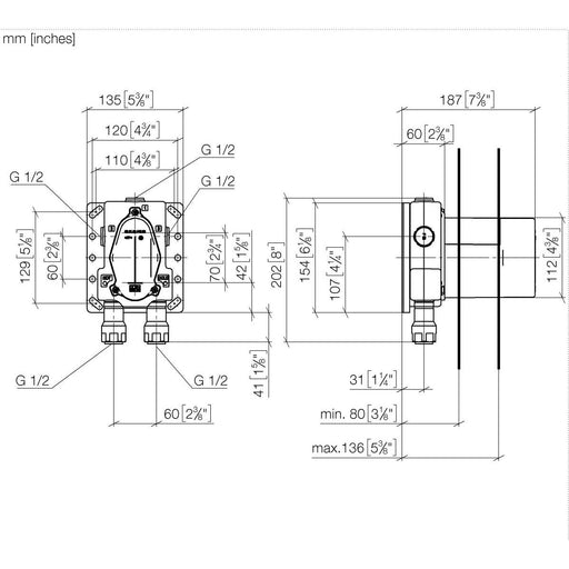 Dornbracht - UP-Thermostat UP-Produkte 35427970