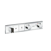 Hansgrohe - Thermostat Unterputz RAINSELECT Fertigset 2 Verbraucher weiß/chrom