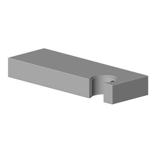 Dornbracht - Halter Braushalter Platte Ersatzteile 091720042 145 x 20 x 50 mm platin matt