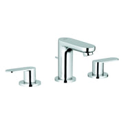 Grohe - 3-Loch-WT-Armatur EUROSMART 20187 m. Zugstangen-Ablaufgarnitur chrom