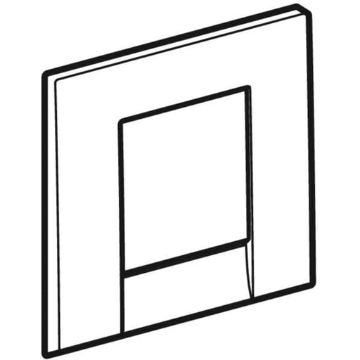 Geberit Vertriebs - BetPl. Bolero zu UR-Strg. mit pneumatischer Sp-Ausl. weiß-alpin