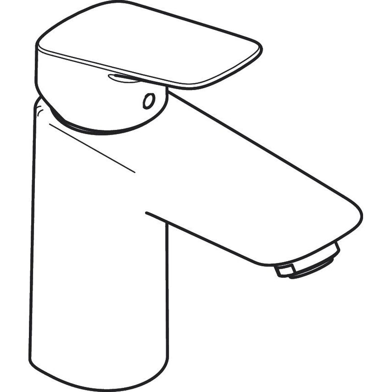 Hansgrohe - Waschtischmischer LOGIS 100 chrom mit Push-Open Ablaufgarnitur 71107