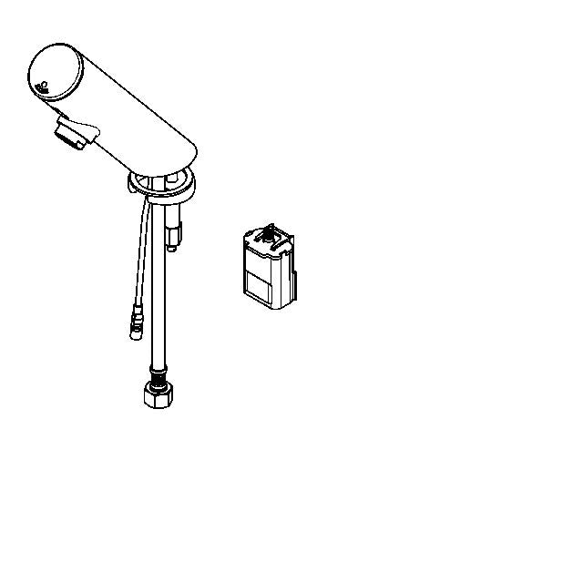 KWC Aquarotter - Elek.Standarm., F3, o.Mischung, 6l, Batterie