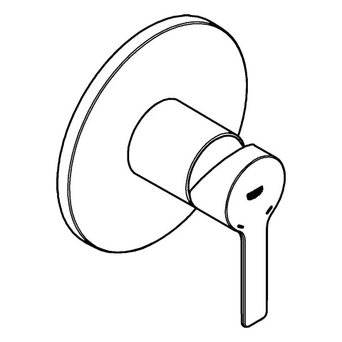 Grohe - EH-Brausebatterie LINEARE 24063 FMS für RAPIDO SmartBox chrom