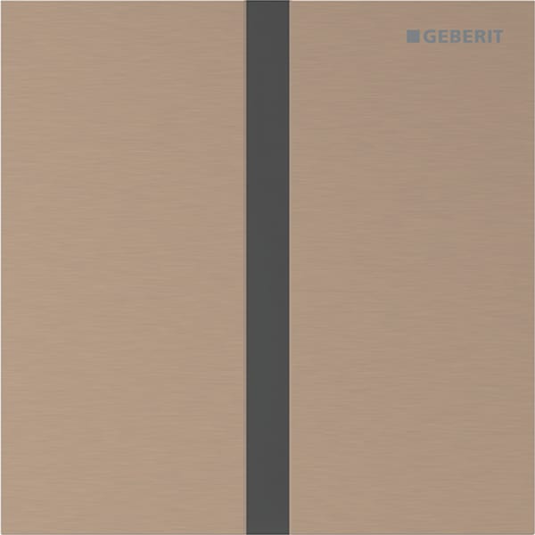 Geberit Vertriebs - Typ 40 UR-Strg. m. elektron. Sp-Ausl. Netz.-Betr., Square, rotgold gebü./Etc