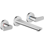 Hansgrohe - 3-Loch WTA Wand UP Axor Citterio C mit Auslauf 195 mm chrom