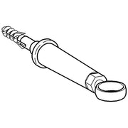 Grohe - Spülrohrschelle 37132 mit verdeckter Befest. für Spülrohr 28mm
