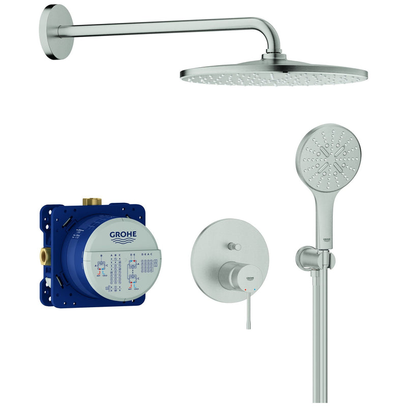 Grohe - UP-Duschsystem Essence 25287 2 WU KB Rainshower Mono 310 supersteel