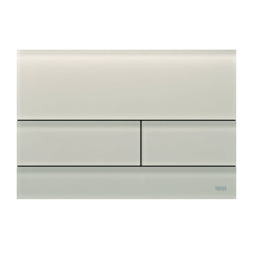 TECE SE - TECEsquare II WC-Betätigungsplatte Zweimengentechnik, Glas sandbeige sat