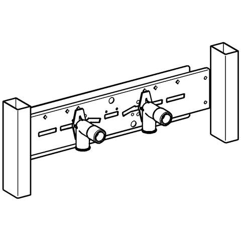 Grohe - Armaturenhalterung RAPID SL 37998 für AP o. Durchlauferhitzer Ständerwand