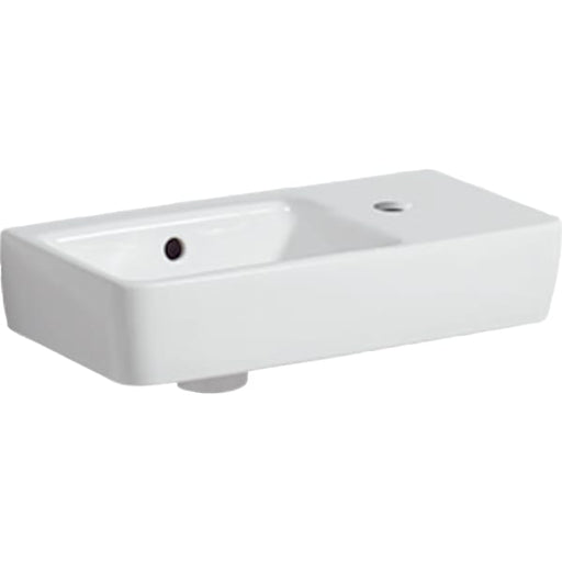 Geberit Vertriebs - HWB RENOVA NR.1 COMPRIMO, 500x250mm Ablagefl. re HL re KeraTect weiß(alpin)