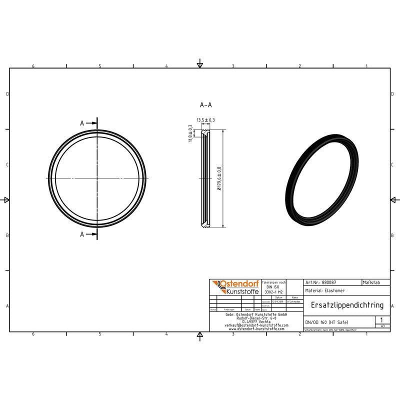 Gebr. Ostendorf - HSD Safe D-Ring 160