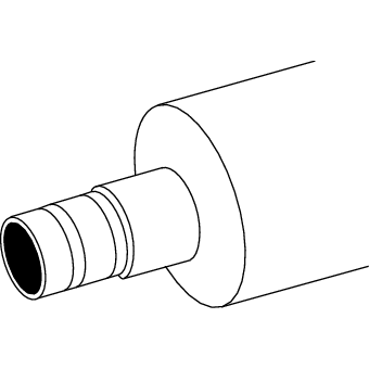 TECE SE - TECElogo Verbundrohr PE-RT/Al/PE-RT vorged., RS 26 mm,rot, Dim.16 (25M) je m