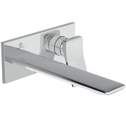 Ideal Standard - Wand-Waschtischarmatur CONCA, BS2, eckige Rosette, Ausld.225mm, Chrom