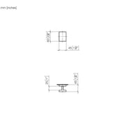 Dornbracht - Türgriff SYMETRICS 11000980 chrom