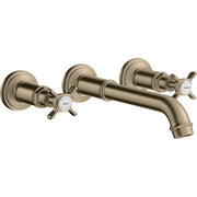 Hansgrohe - 3-Loch WT-Armatur AXOR MONTREUX 16532820 Fertigset brushed nickel
