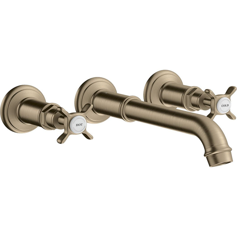 Hansgrohe - 3-Loch WT-Armatur AXOR MONTREUX 16532820 Fertigset brushed nickel