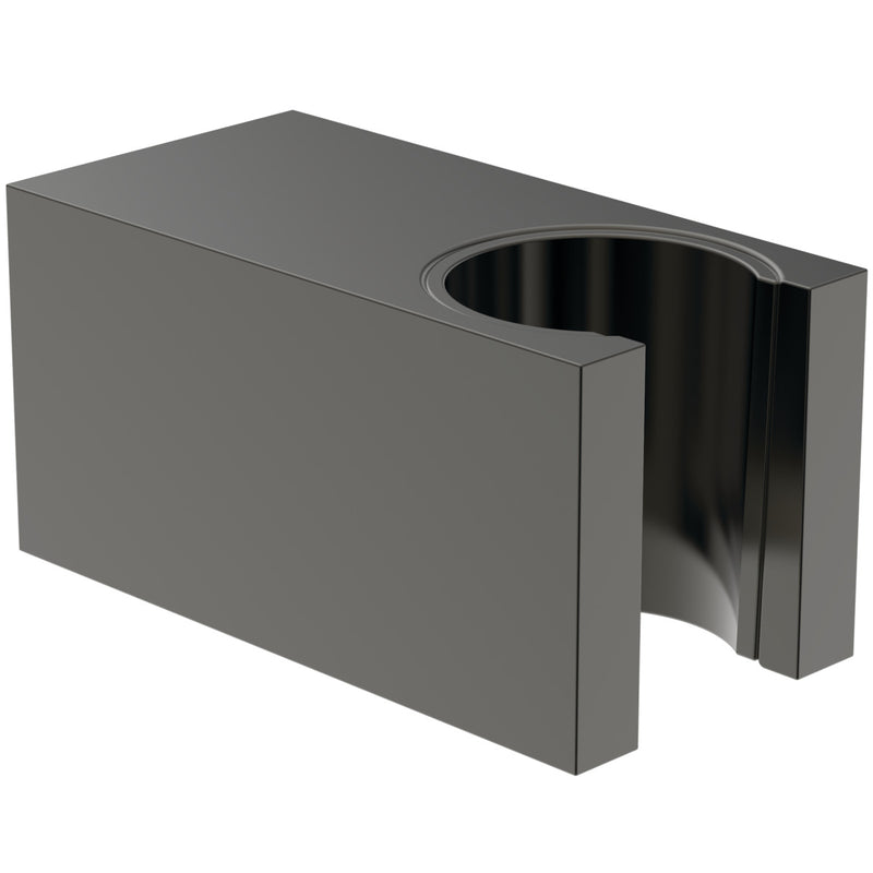 Ideal Standard - Wandhalter IDEALRAIN, eckige Rosette, f.Handbrause, Magnetic grey