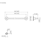 Dornbracht - Badetuchhalter TARA 83045892 messing gebürstet