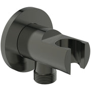 Ideal Standard - Wandhalter IDEALRAIN, runde Rosette, f.HB u.Brauseschlauch G1/2, MagneticGrey