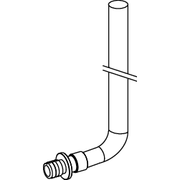 TECE SE - TECEflex HK-Montagewinkel, L: 330mm für 20mm Rohr, vernickelt, # 714020