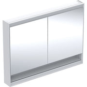 Geberit Vertriebs - ONE Spiegelschrank mit Ni/Comf.Light 2 Türen, AP-Mont., 120x90x15cm, weiß