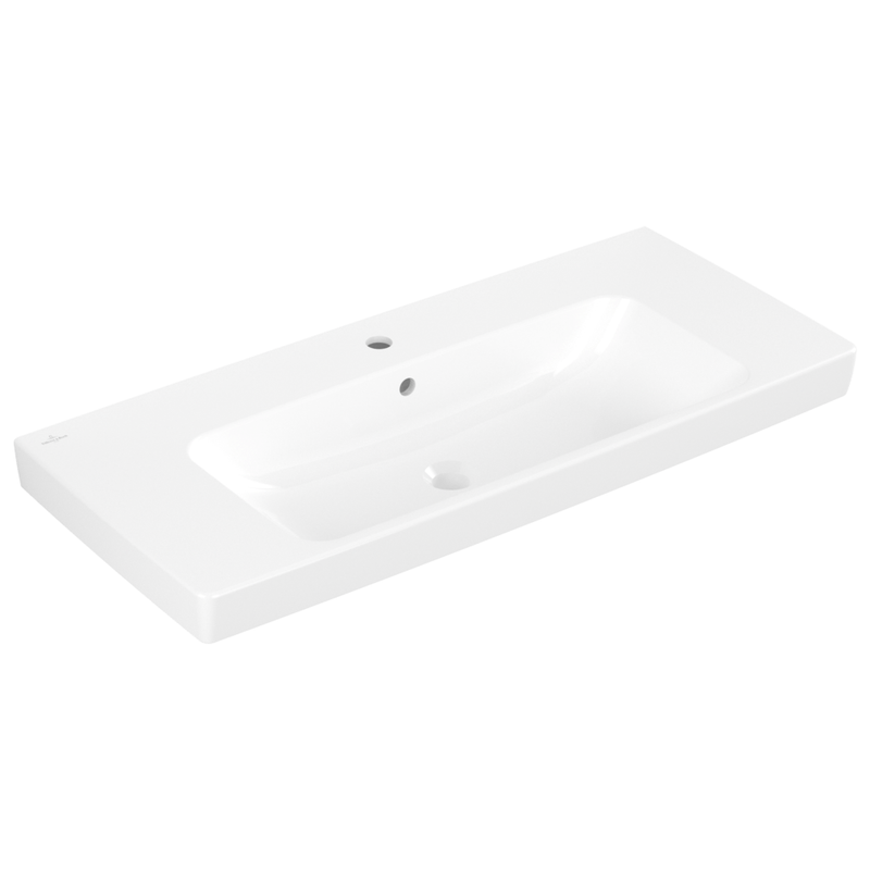 VILLEROY & BOCH - Waschbecken Architectura 1000x445mm Rechteck 1HL. mit Überlauf Weiß Alpin