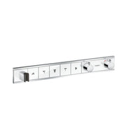 Hansgrohe - Thermostat Unterputz RAINSELECT Fertigset 5 Verbraucher weiß/chrom