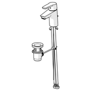 Hansa Armaturen - Waschtisch-Einhandmischer Hansapolo 5140 verchromt