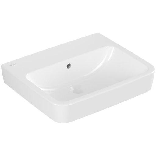 VILLEROY & BOCH - Waschbecken O.novo 550x460mm Eckig m. ÜL. geschliffen Weiß Alpin CeramicPlus