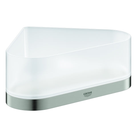 Grohe - Eck-Duschablage SELECTION 41038 mit Halterung supersteel