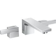 Hansgrohe - 3-Loch Waschtischarmatur AXOR Edge F-Set Wandmontage Diamantschliff chrom