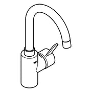 Grohe - EH-WT-Batterie EUROSMART C 23933 L-Size Push-open Ablaufgarnitur chrom