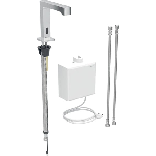 Geberit Vertriebs - Brenta WT-Arm., Standmontage, Netz mit AP-Funkt.Box, m.Therm.Misch., chrg