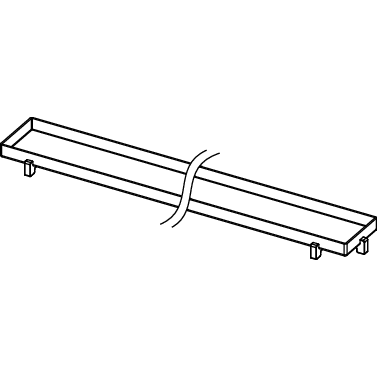 TECE SE - TECEdrainline plate 1500mm # 601570, Edelst