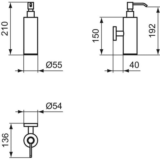 Ideal Standard - Lotionspender CONNECT A9154AA chrom