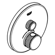 Grohe - THM GROHTHERM SmartControl 29150 rund FMS 1 Absperrventil moon white