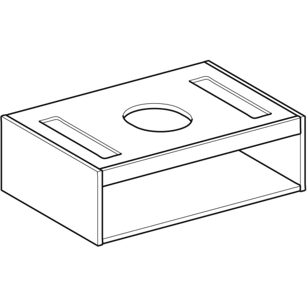 Geberit Vertriebs - VariForm Korpus für US für AS-WT mit einer Schublade B=90cm, weiß
