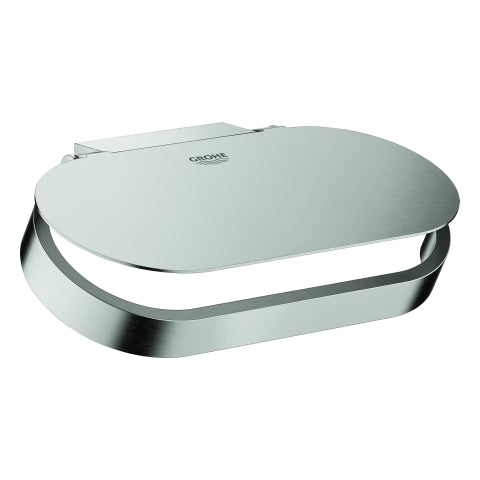 Grohe - WC-Papierhalter SELECTION 41069 mit Deckel supersteel