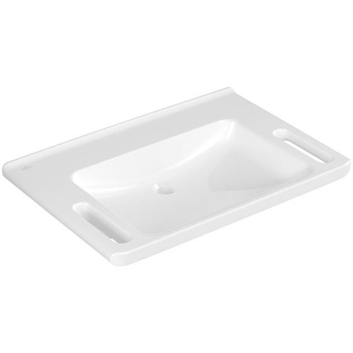 VILLEROY & BOCH - Waschbecken ViCare 800x550mm Rechteck o. ÜL. Weiß Alpin AntiBac CeramicPlus