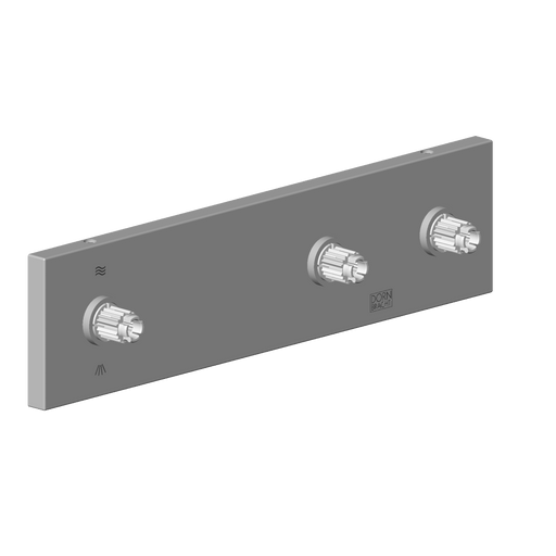 Dornbracht - Rosette mit Symbolen Ersatzteile 04279802500 60 x 240 x 28 mm chrom